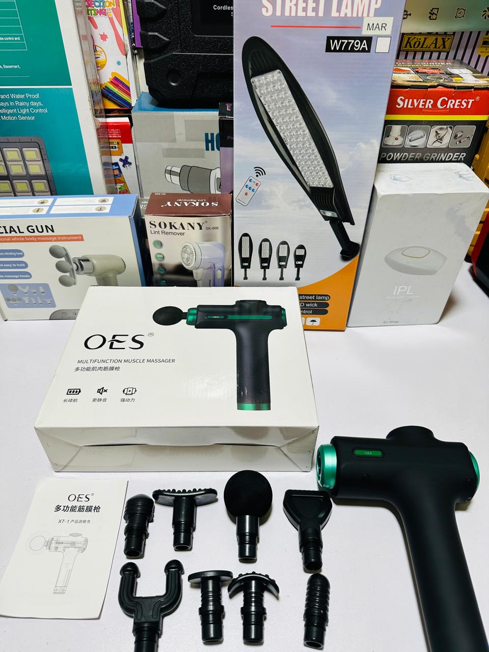 OES Digital Muscle Massager | 99 Speeds | Battery percentage indicator | Lithium Battery