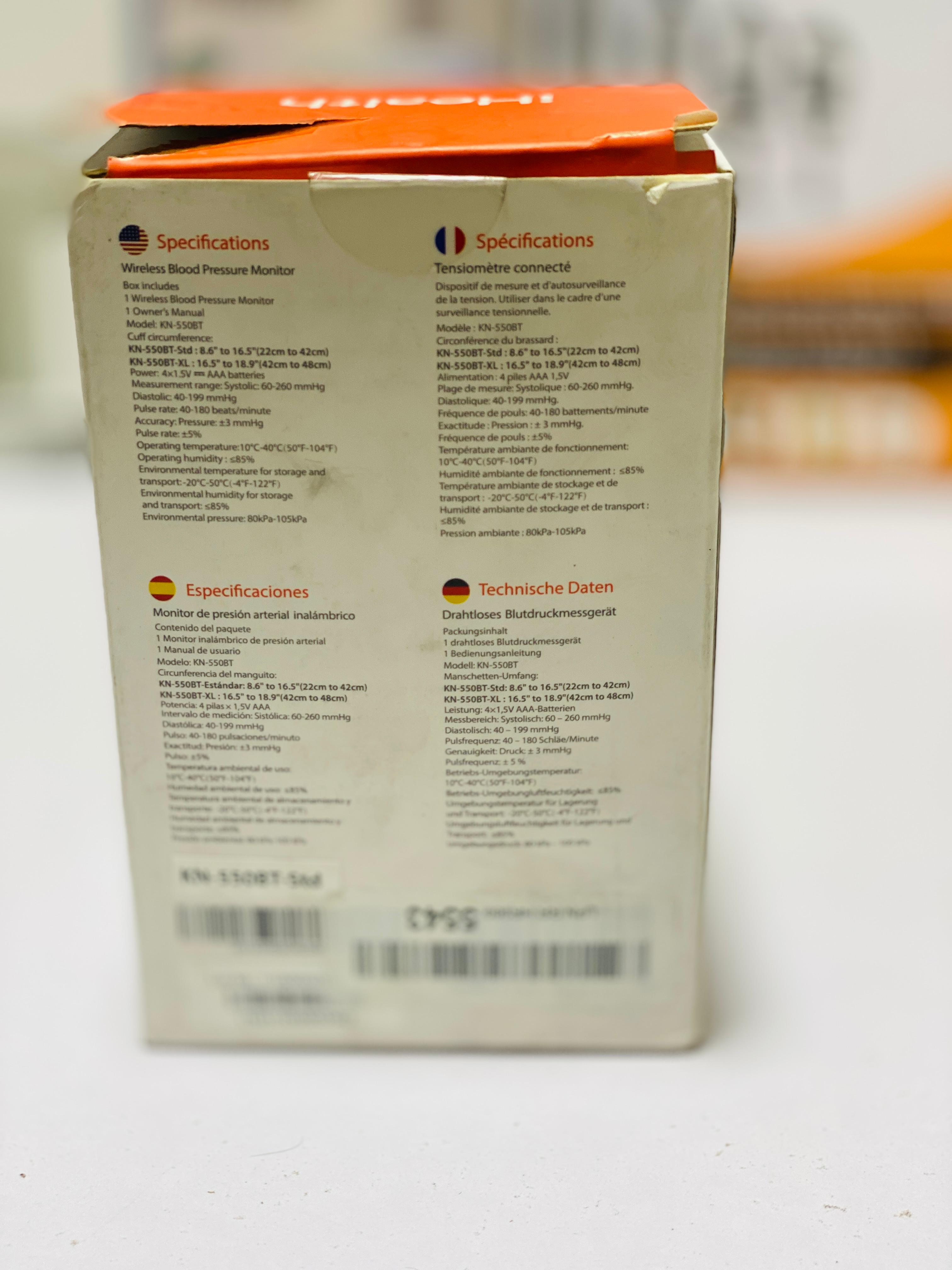 I Health BP monitor | WHO approved | Lott | App Connectivity | Cells operated
