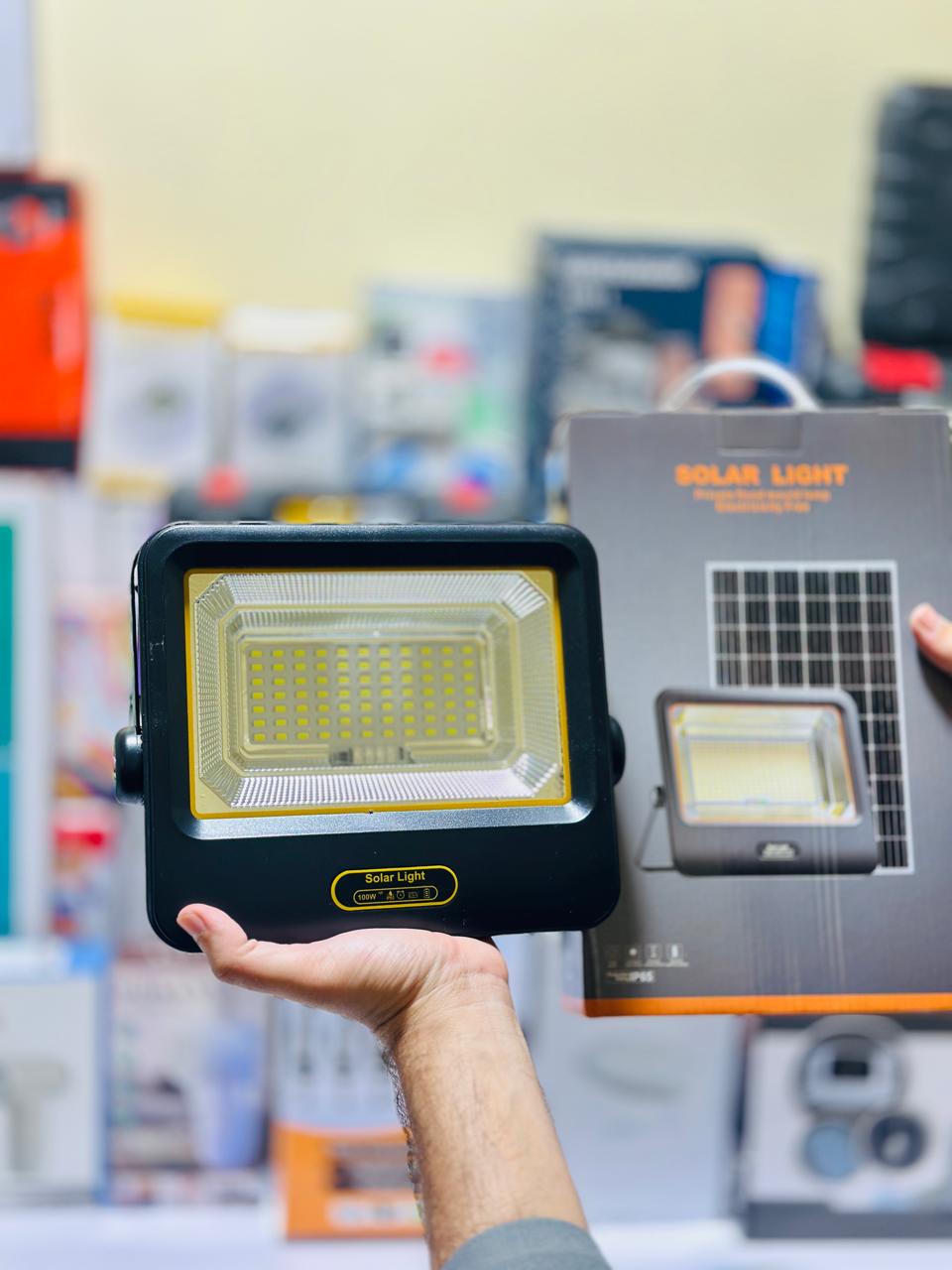 IP65 100 Watt Solar Split Farm Light | Exteral Solar | Remote Control | IP65