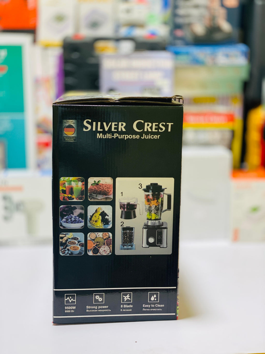 Silver Crest Blender 9500W 4L Blender 3.0L Blender 3 Cups Multi-Purpose Juicer