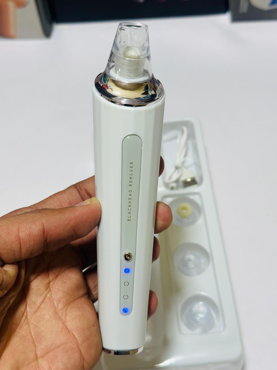 Vacuum Blackhead Remover | Electric Facial Cleanser & Pore Cleaner | Rechargeable Suction Tool for Deep Skin Cleansing