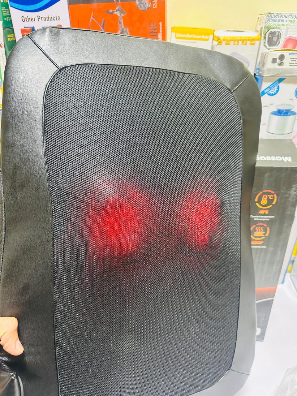 Back Massager With Heat, Massage Chair Pad Seat Cushion For Stress Relief