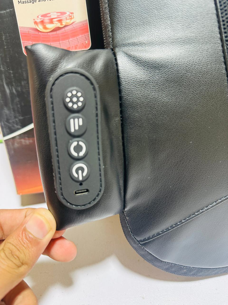 Back Massager With Heat, Massage Chair Pad Seat Cushion For Stress Relief