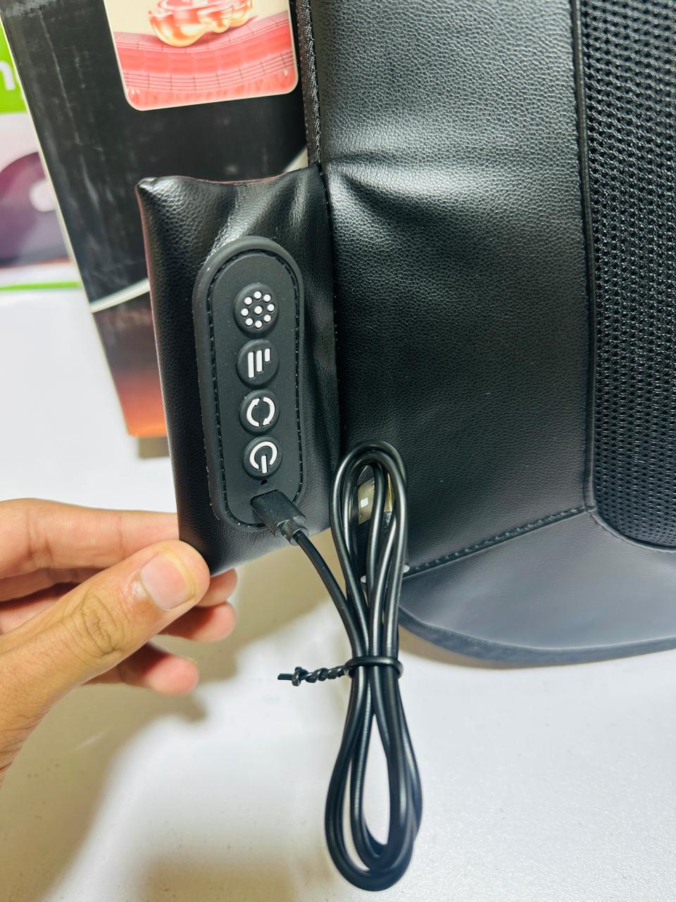 Back Massager With Heat, Massage Chair Pad Seat Cushion For Stress Relief