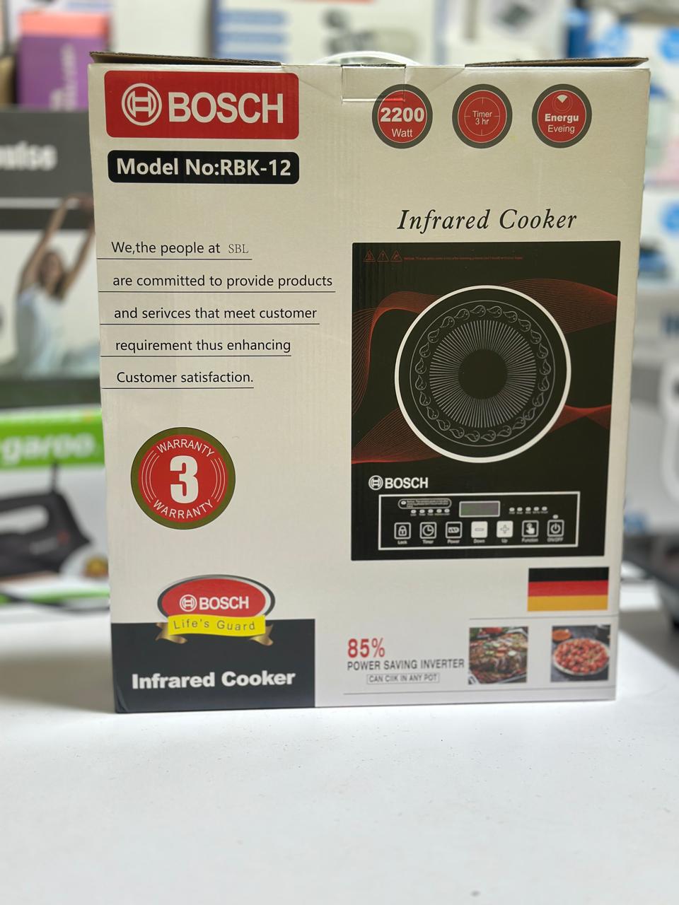 Bosch 2200 Watts | Made in Germany | Fused Switch | 1 year Warranty