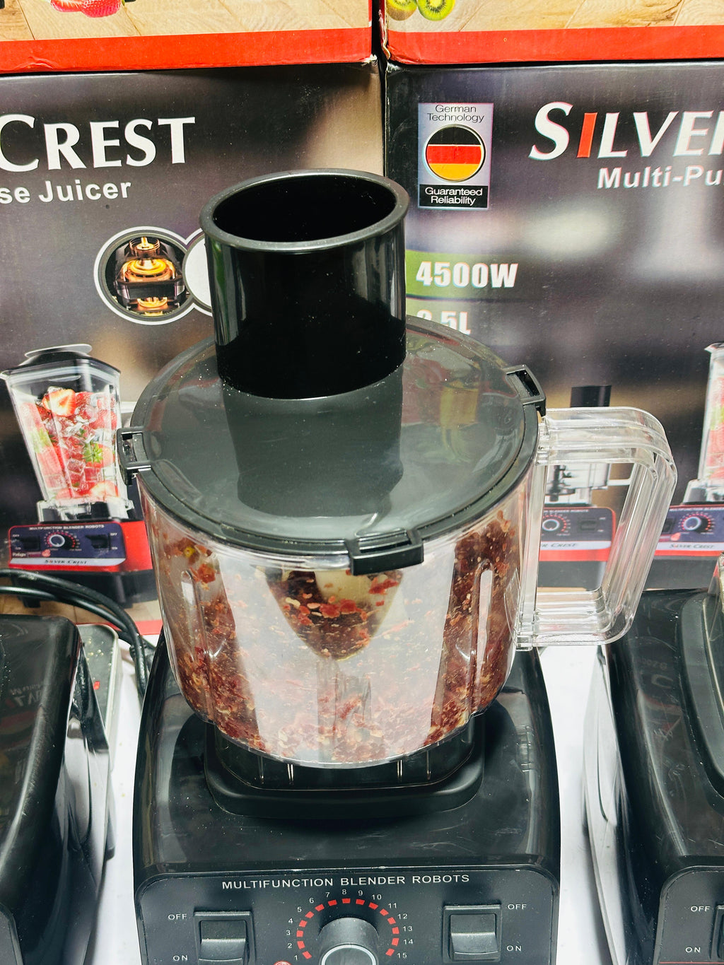 Silver Crest 3 in 1 Juicer | Chopper | Grinder | Fused switch | Made in Germany