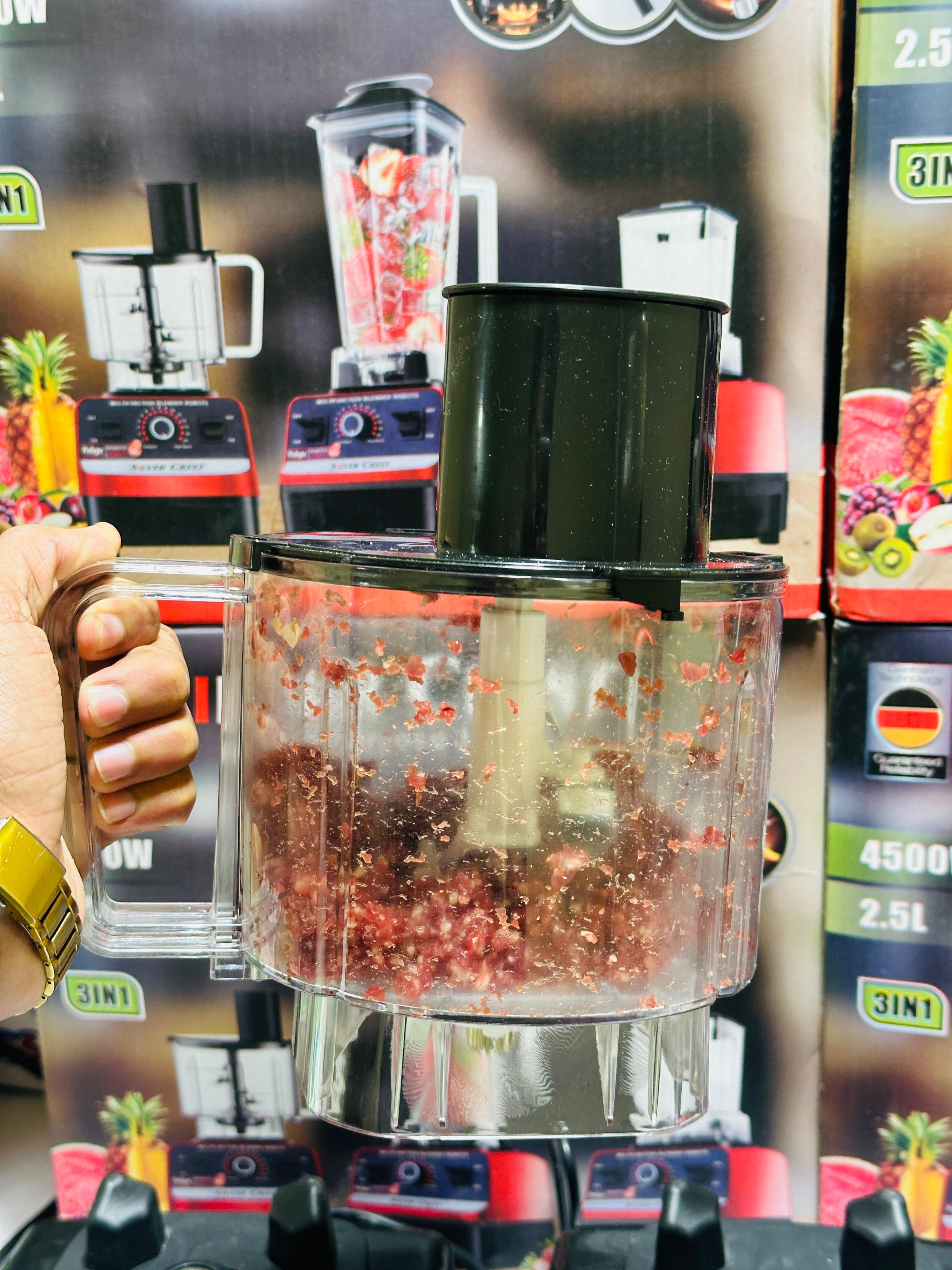 Silver Crest 3 in 1 Juicer | Chopper | Grinder | Fused switch | Made in Germany