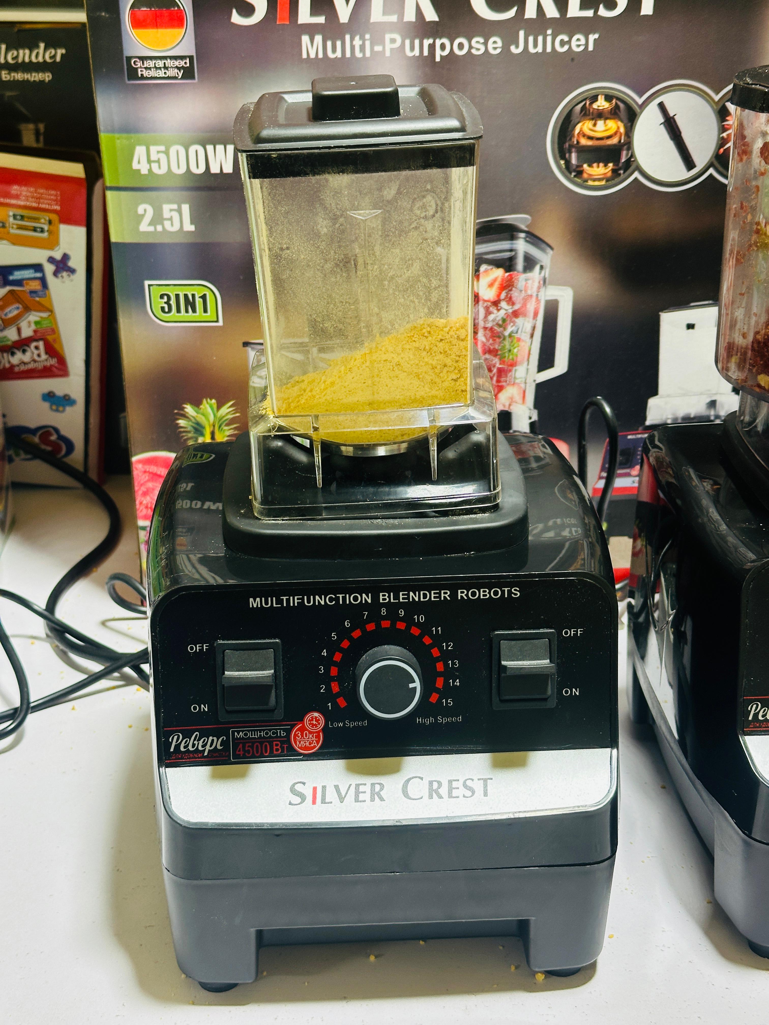 Silver Crest 3 in 1 Juicer | Chopper | Grinder | Fused switch | Made in Germany