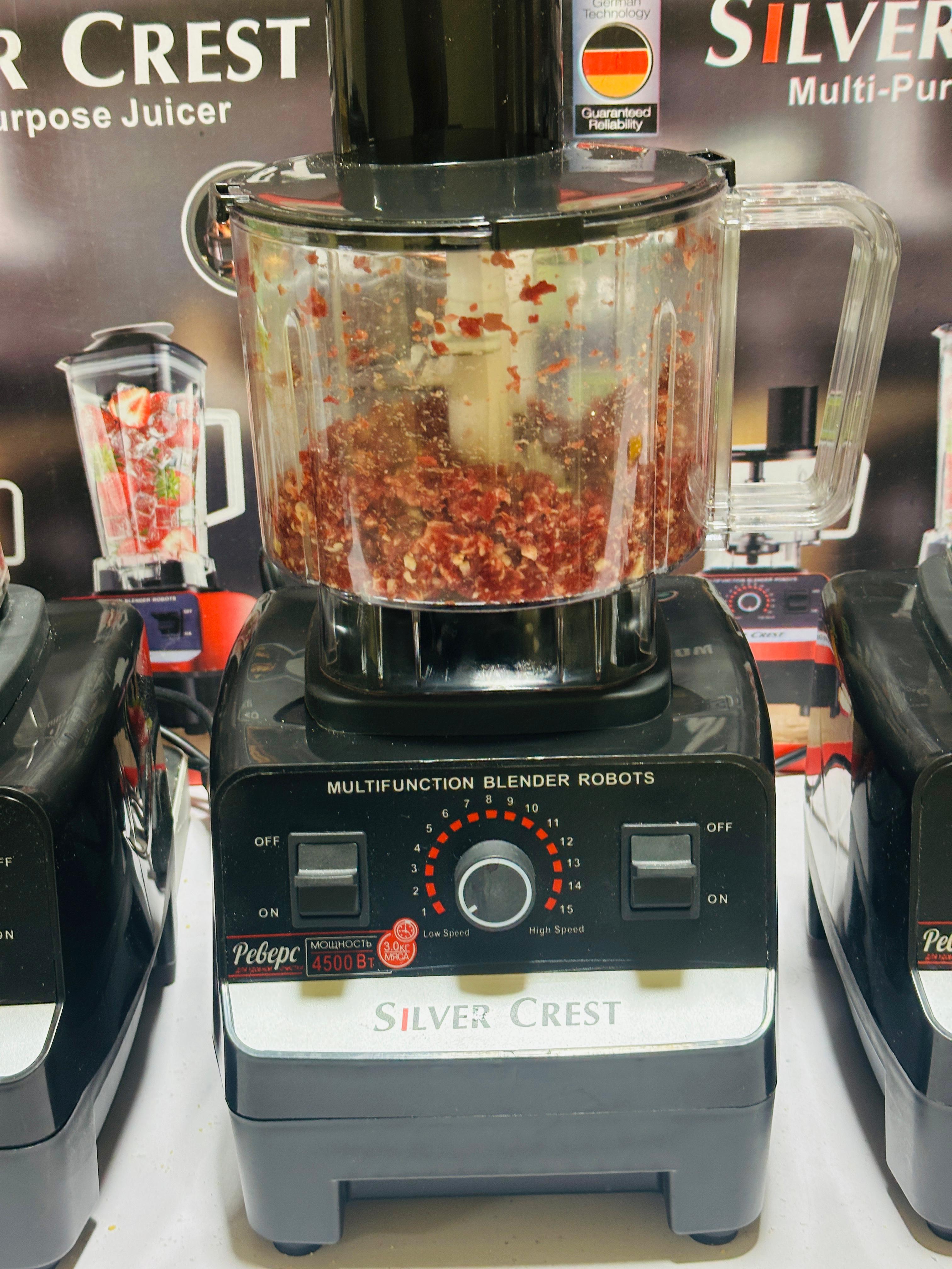 Silver Crest 3 in 1 Juicer | Chopper | Grinder | Fused switch | Made in Germany