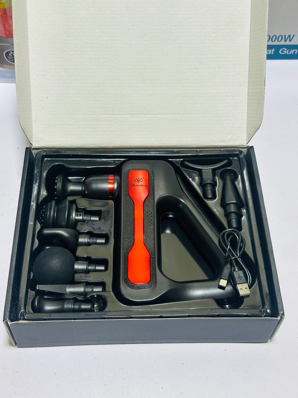 8 in 1 Massager | Digital Display | Rechargeable | BlueIdea