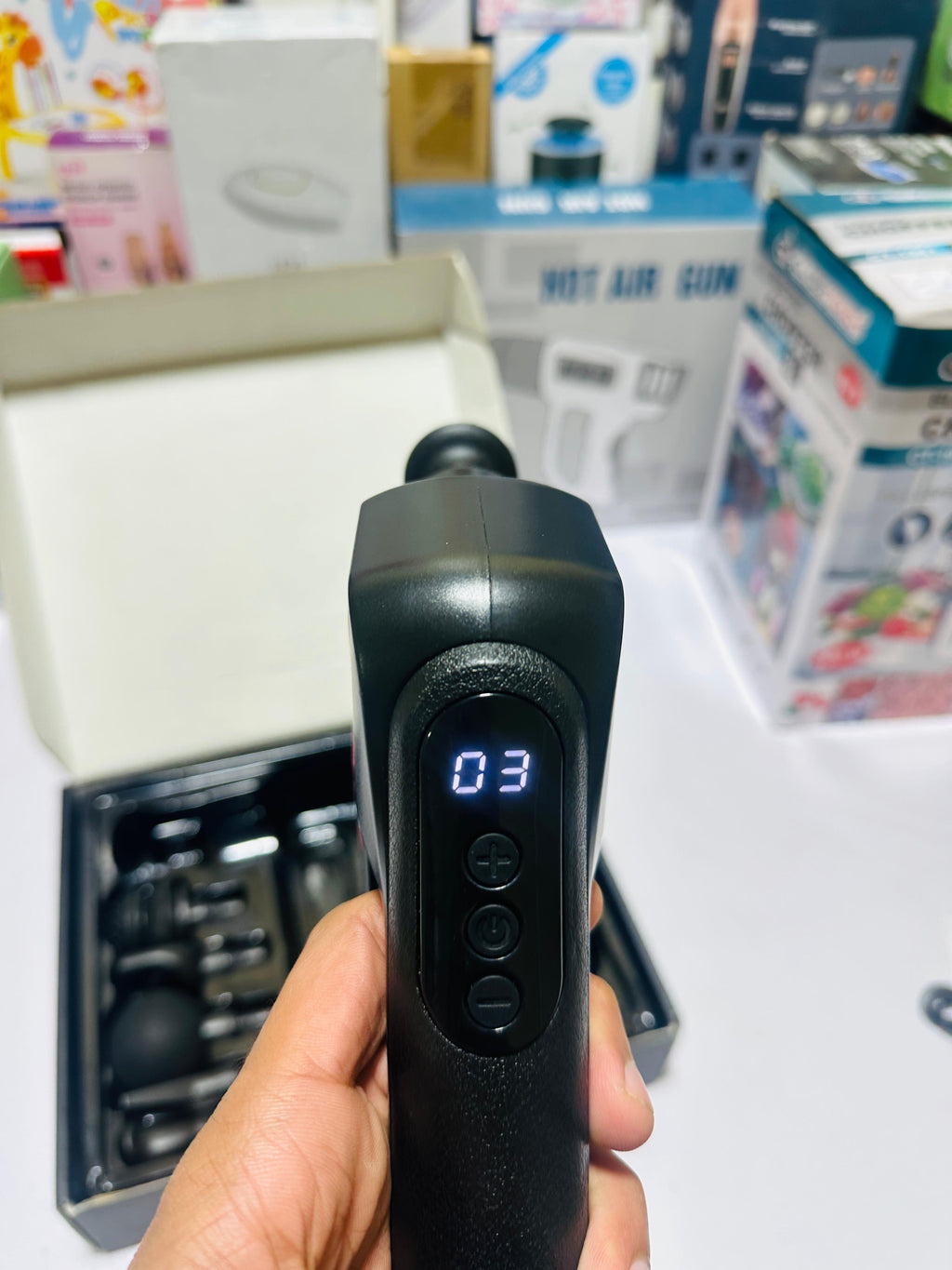 8 in 1 Massager | Digital Display | Rechargeable | BlueIdea