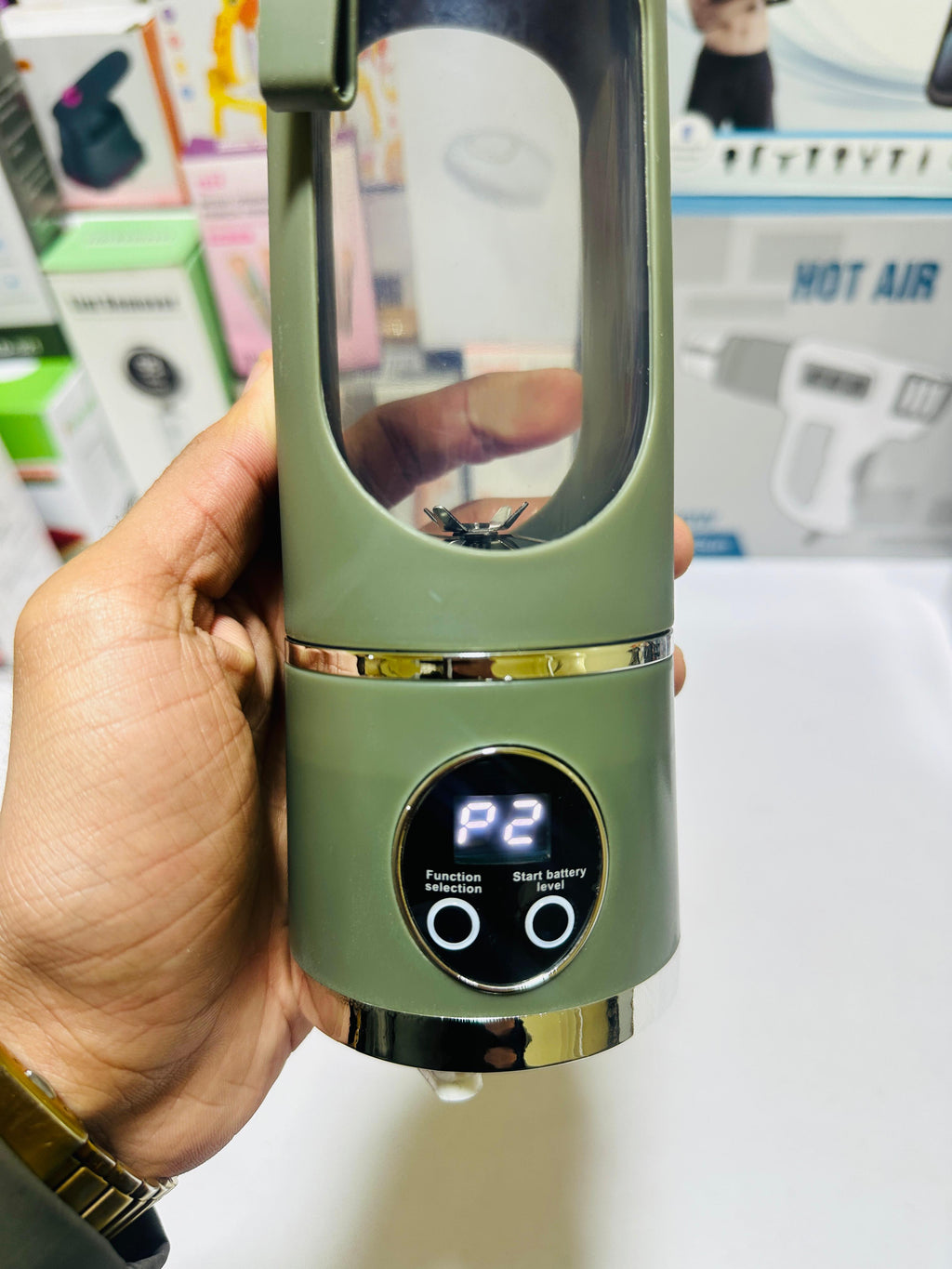 Heavy Duty 450ML Mini Portable Blender Electric Fruit Juicer Smoothie Orange Juice Blender Multifunction Rechargeable Portable Bottle
