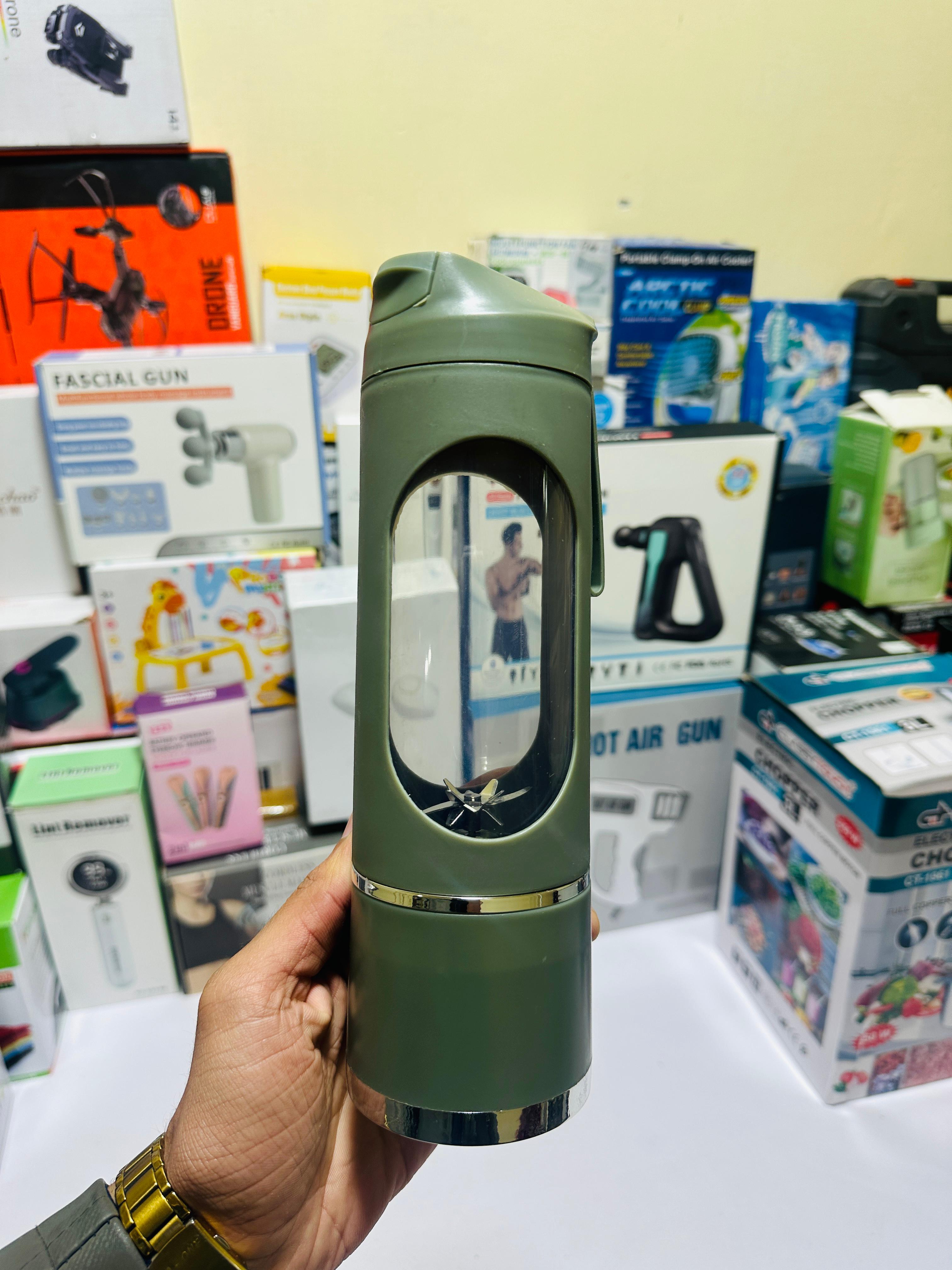 Heavy Duty 450ML Mini Portable Blender Electric Fruit Juicer Smoothie Orange Juice Blender Multifunction Rechargeable Portable Bottle