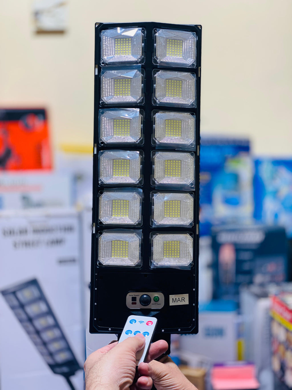 400 Watts Solar Street light | Remote Control | IP65 Dust Proof- Water proof | Sensor