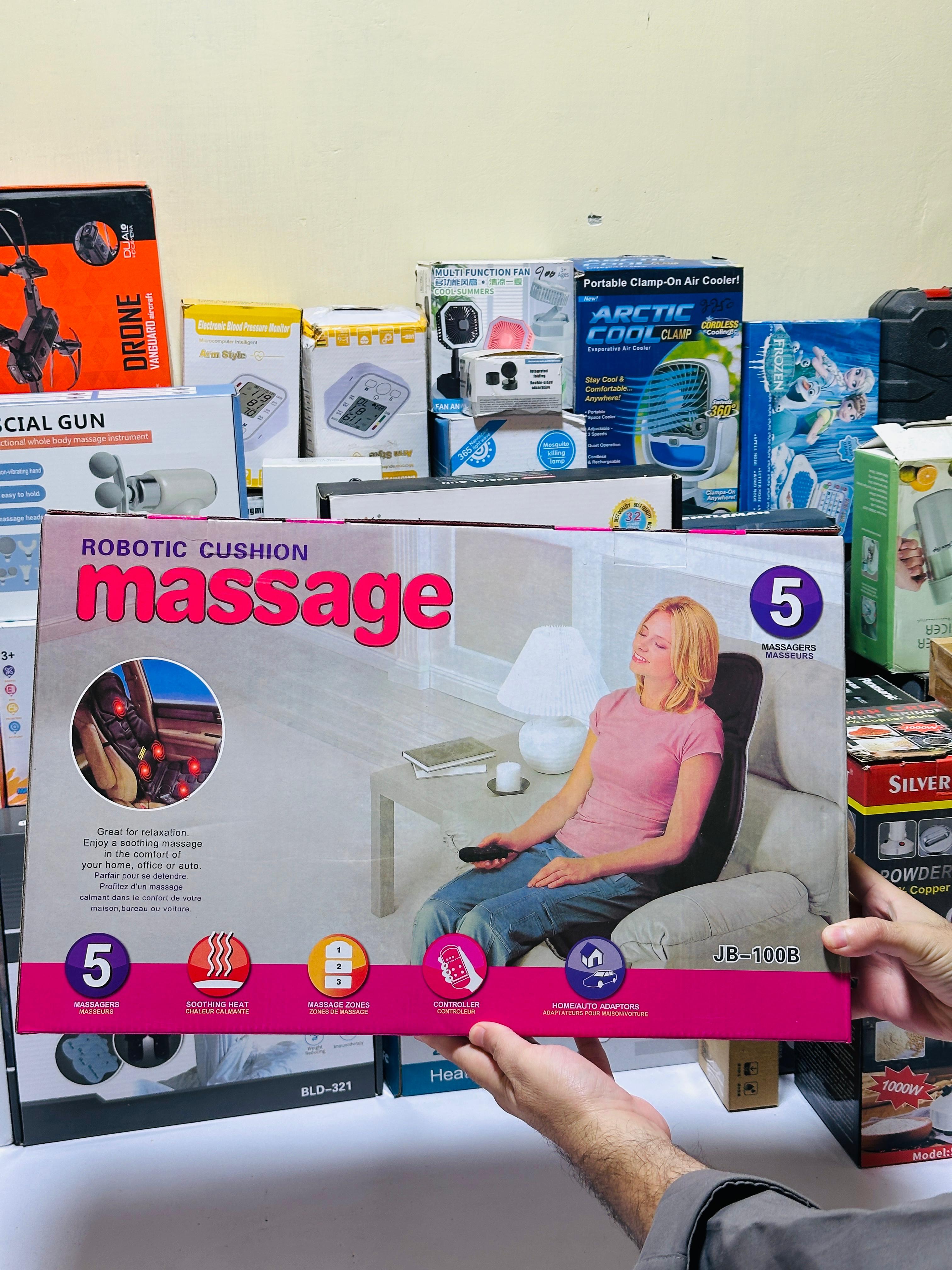 Electric Cushion Massager | Car plugin | multiple Massage Modes | Timer Function