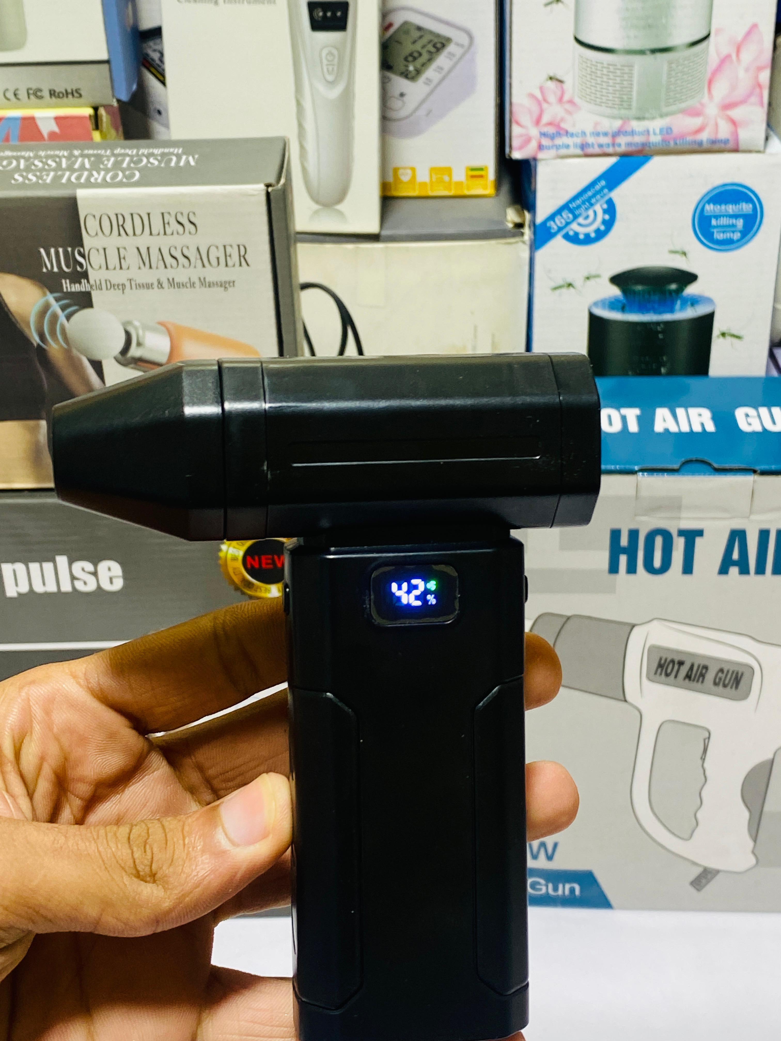 Mini Turbo Jet Fan | Rechargeable | Digital Screen | Turbo option | 5 speeds