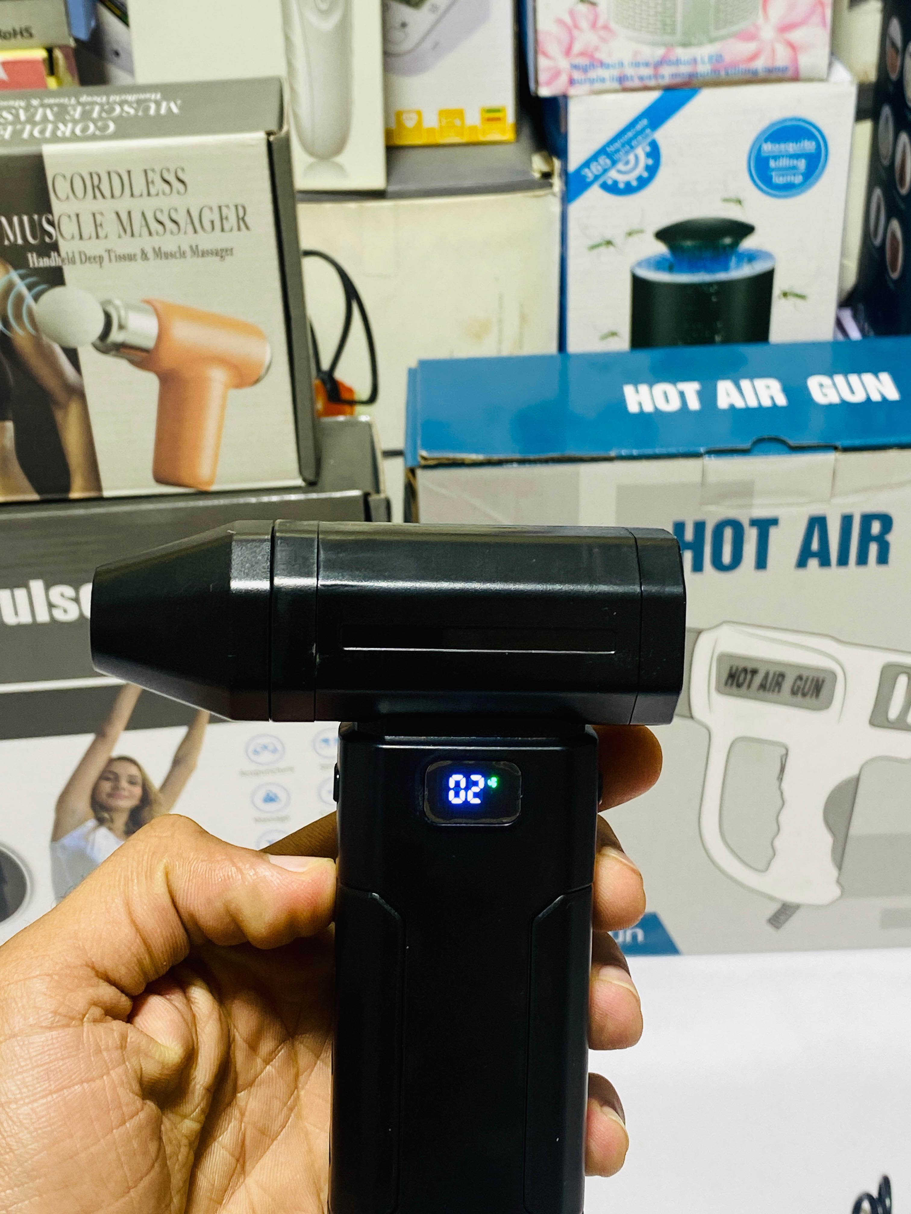 Mini Turbo Jet Fan | Rechargeable | Digital Screen | Turbo option | 5 speeds