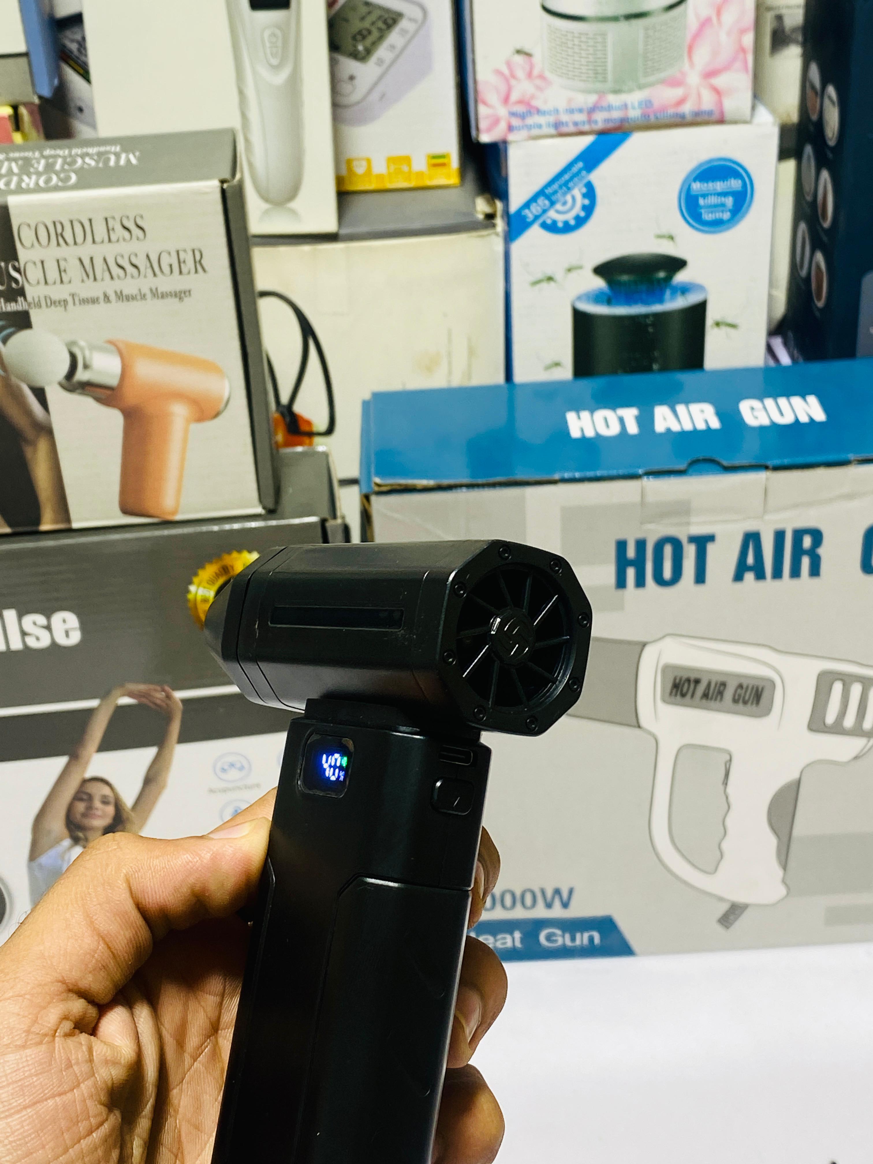 Mini Turbo Jet Fan | Rechargeable | Digital Screen | Turbo option | 5 speeds