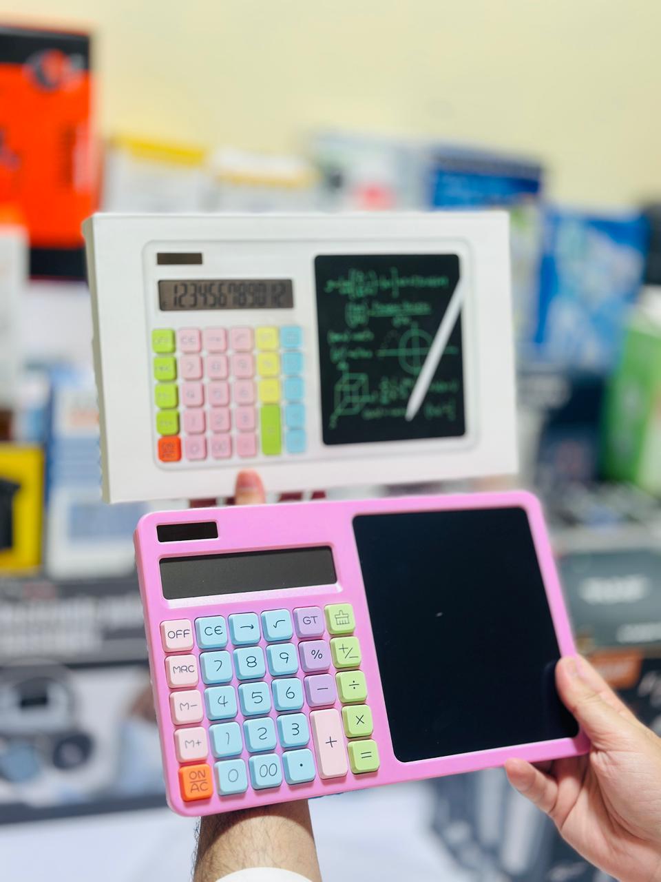 2 in 1 Calculator | Notepad Calculator | Note taking Calculator | Colorful
