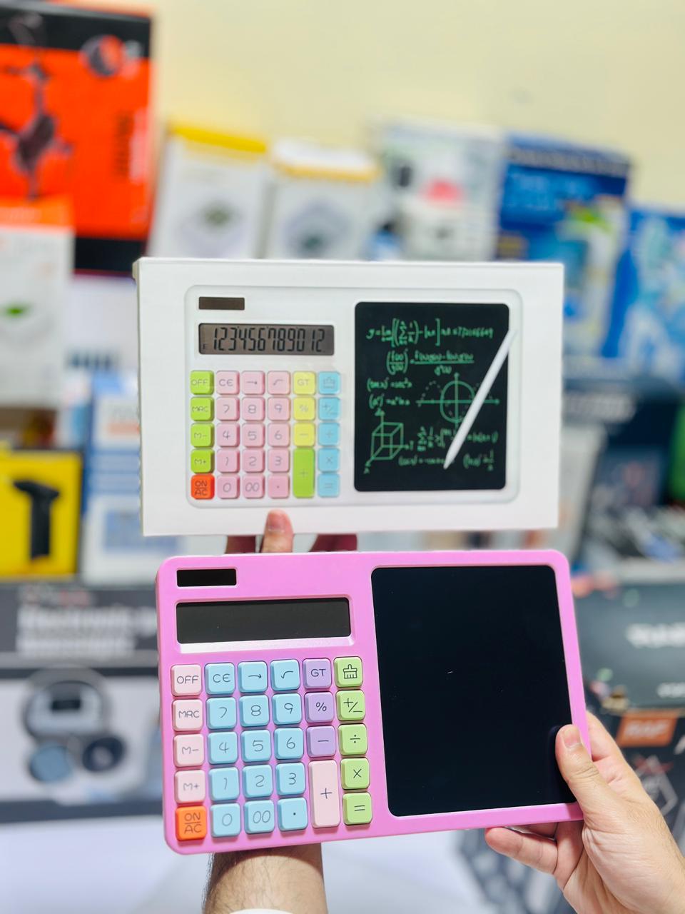 2 in 1 Calculator | Notepad Calculator | Note taking Calculator | Colorful