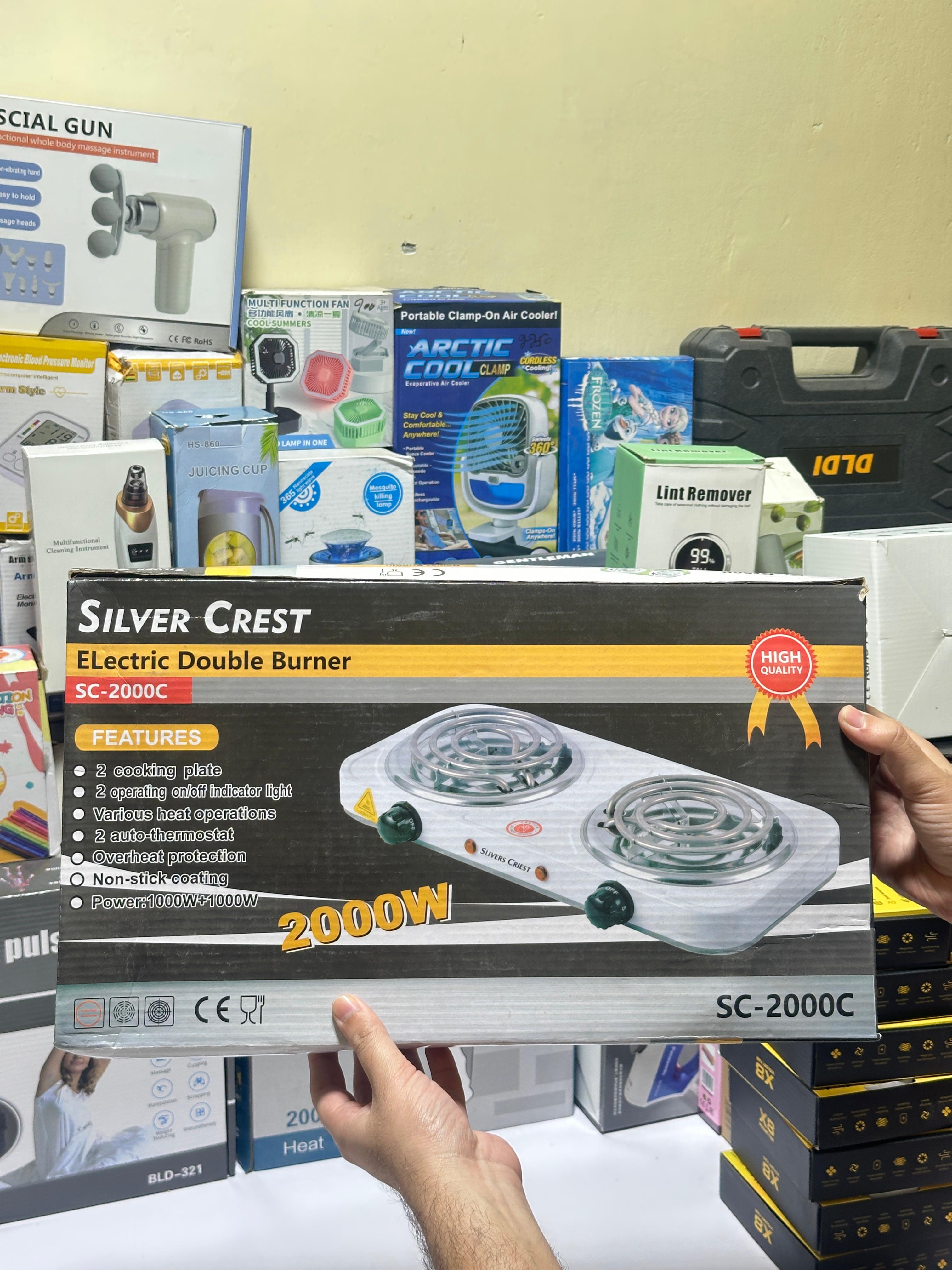 Electric Stove ( double ) & Hot Plate Cooker – Uniform Heating 2000W
