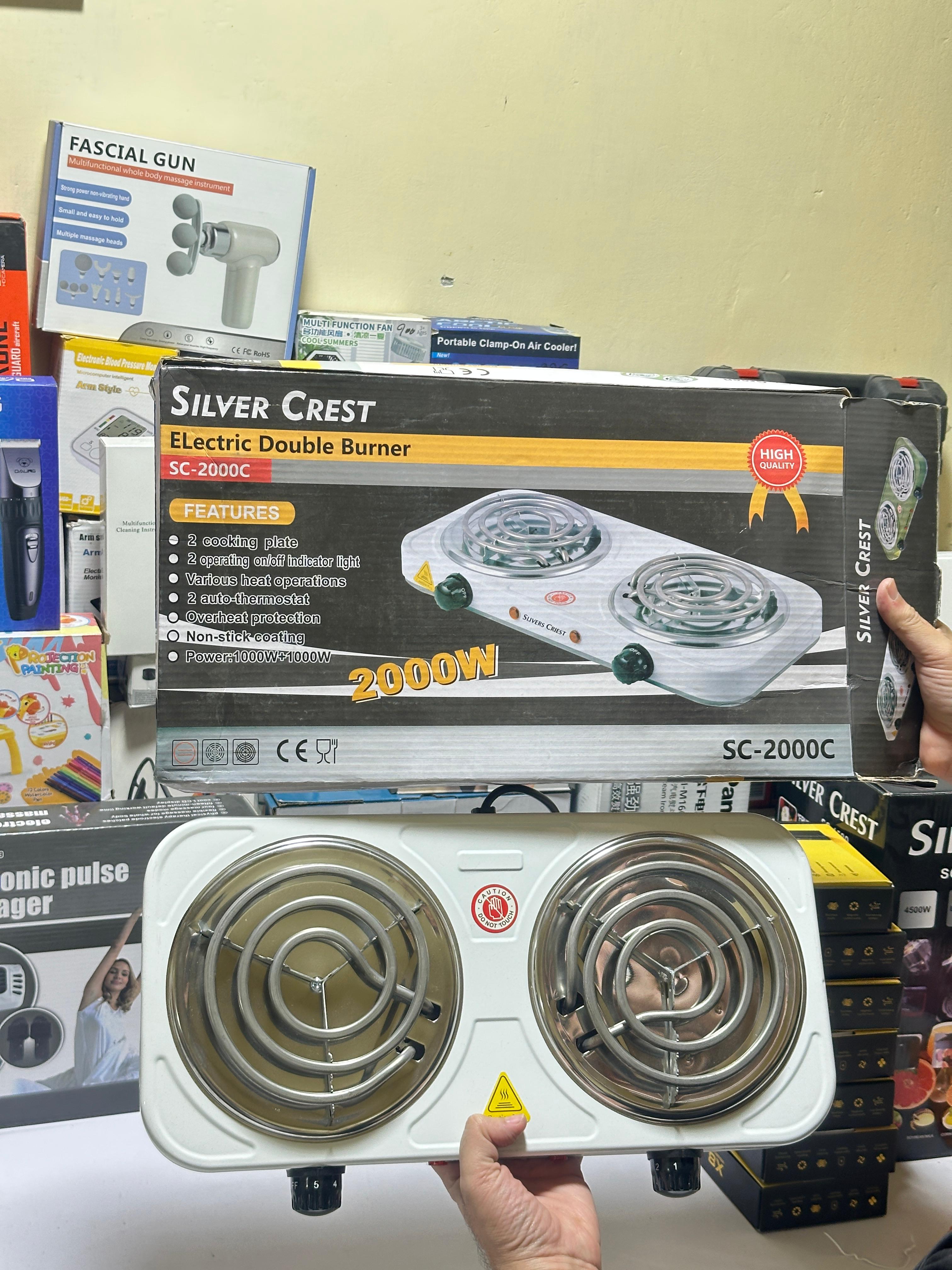 Electric Stove ( double ) & Hot Plate Cooker – Uniform Heating 2000W