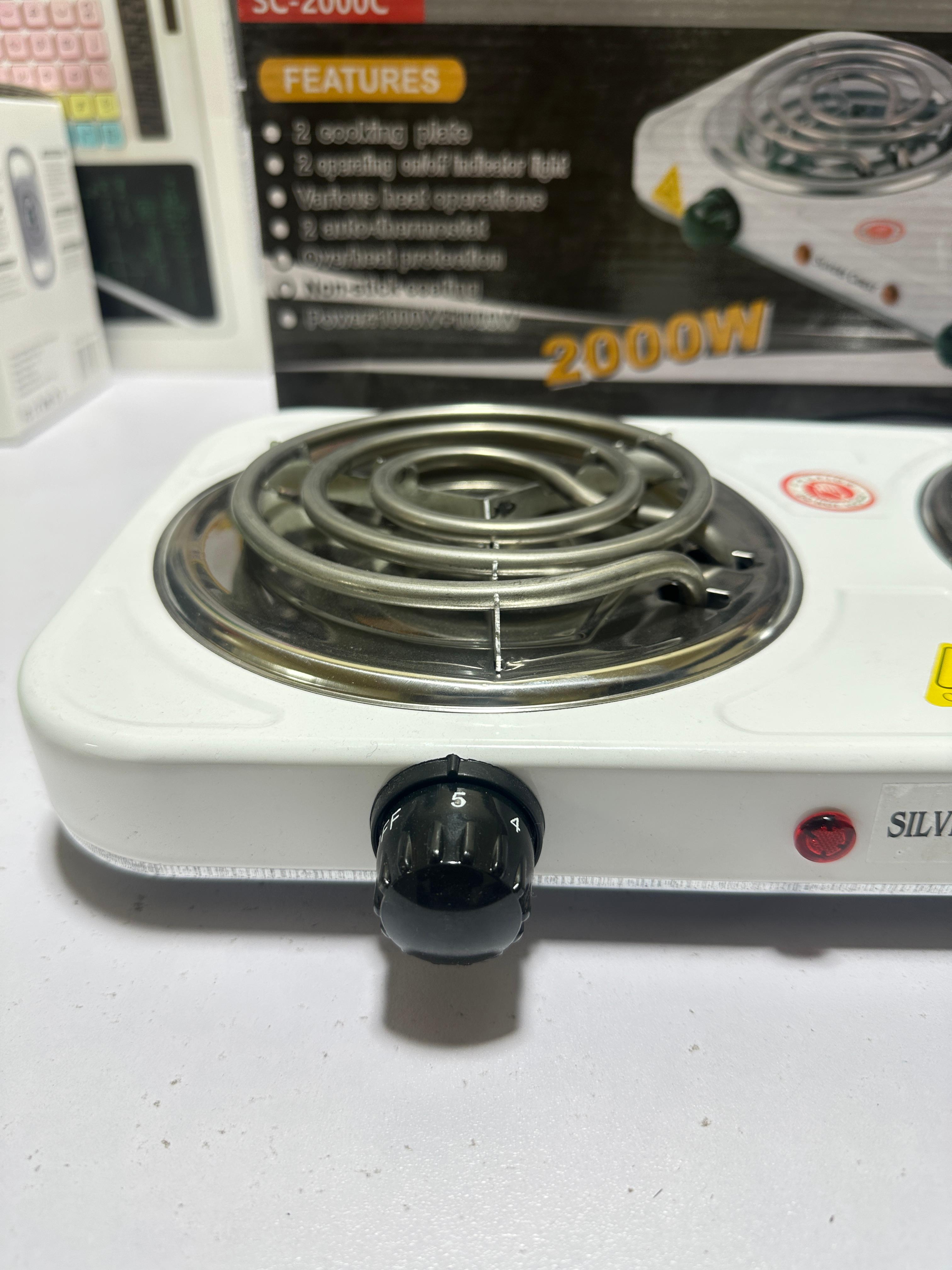 Electric Stove ( double ) & Hot Plate Cooker – Uniform Heating 2000W