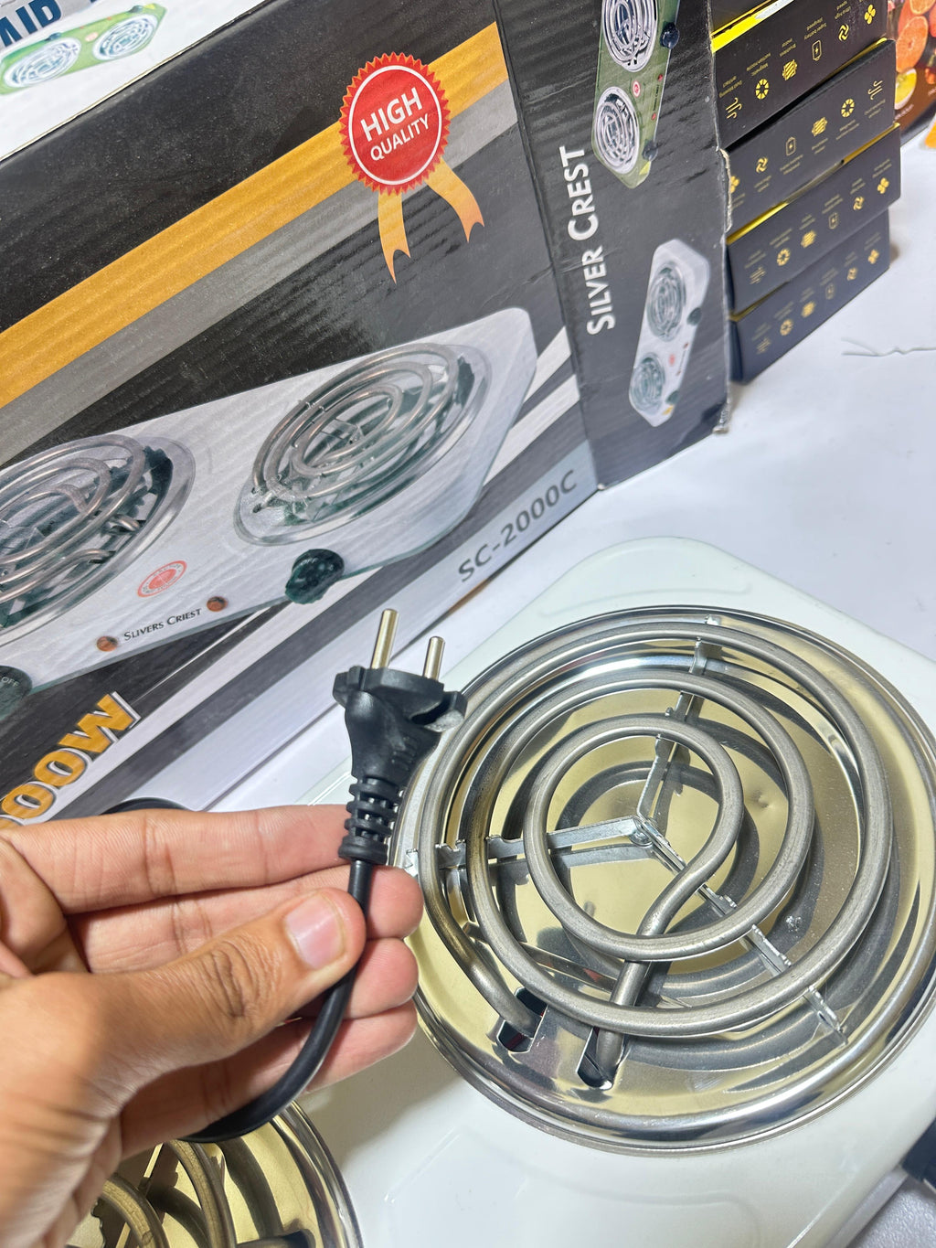 Electric Stove ( double ) & Hot Plate Cooker – Uniform Heating 2000W