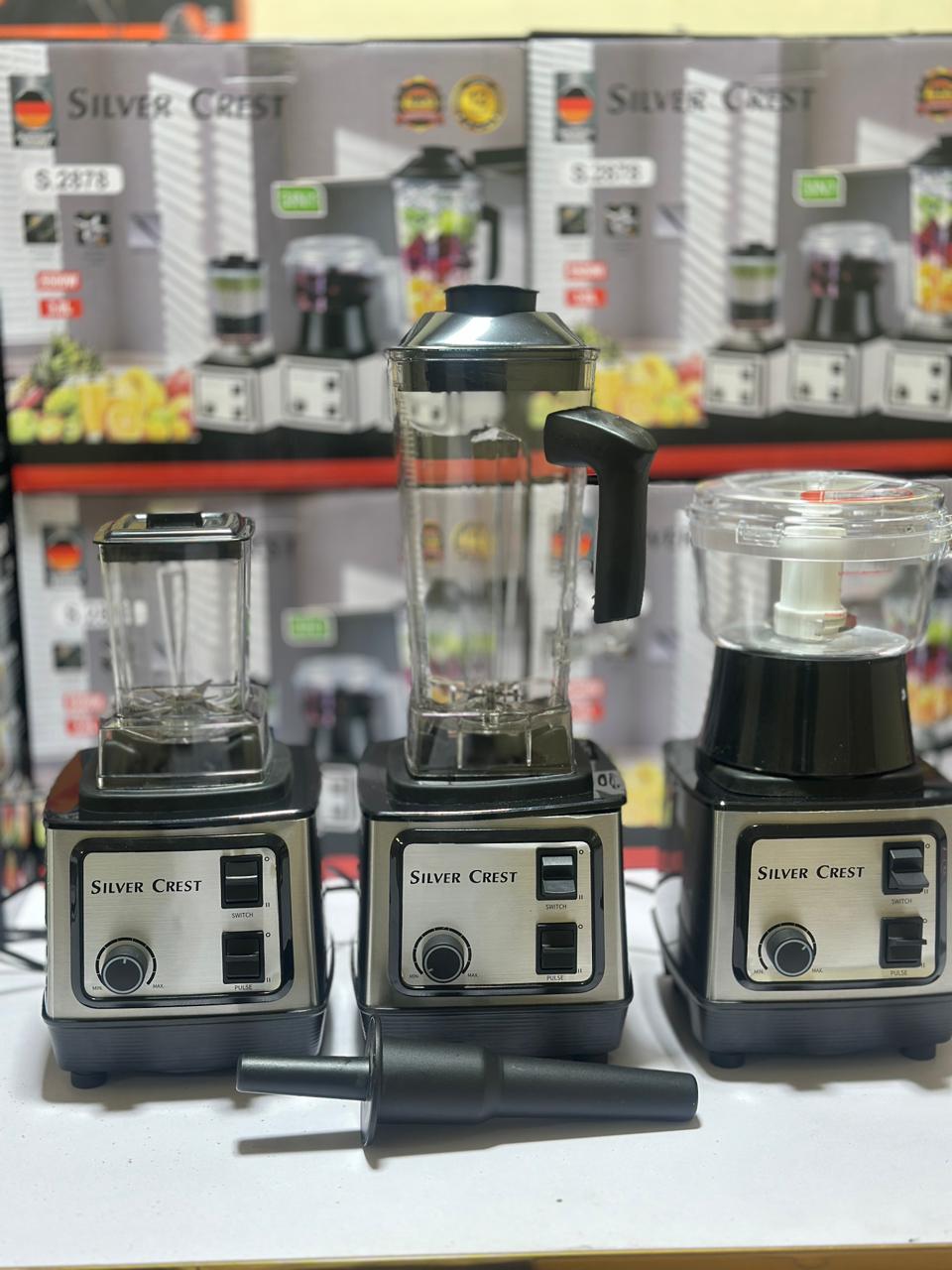 Silver Crest 3 in 1 Blender | Chopper | Grinder | Blender | 3 plug switch | 12 Months Warranty | 3 in 1 Juicer