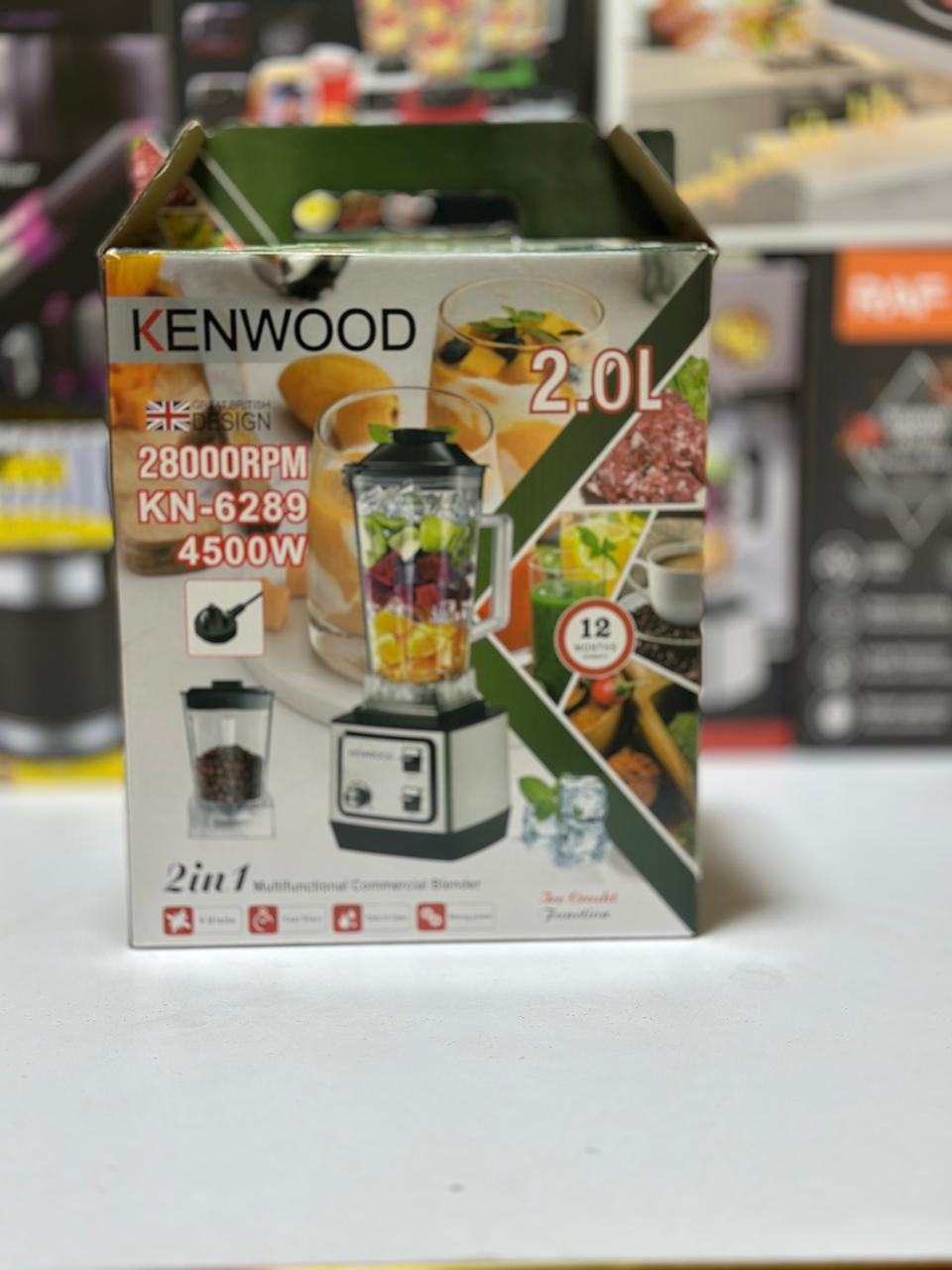 Kenwood 2 in 1 multifuctional commerecial blender  – 4500W | 2L jug
