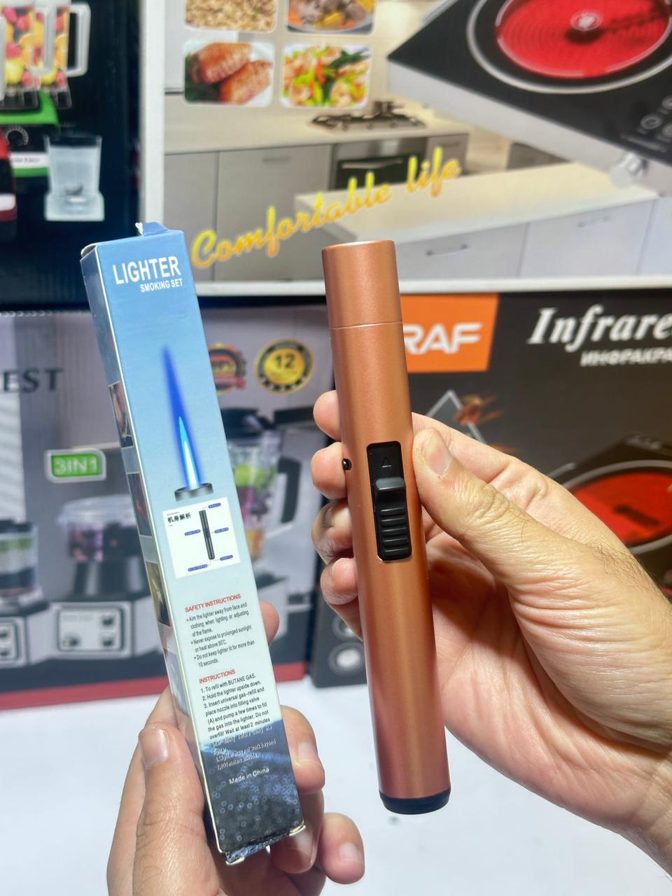Jet lighter | Gas torch | Butane Refillable | High Quality