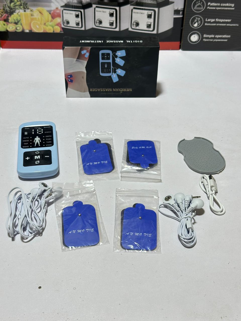 TENS+EMS+MASSAGE | Digital Physiotherapy Machine | For Full Body Massage  | Blood Circulation Portable Electric Neck back waist Handheld