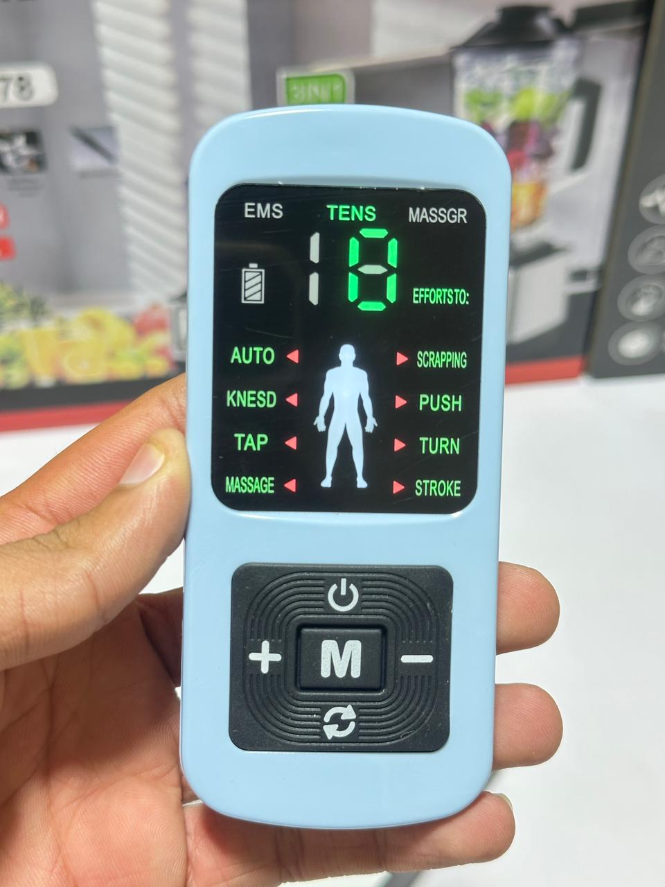 TENS+EMS+MASSAGE | Digital Physiotherapy Machine | For Full Body Massage  | Blood Circulation Portable Electric Neck back waist Handheld