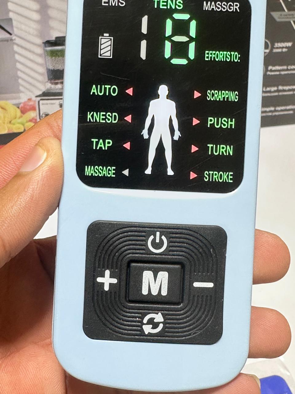 TENS+EMS+MASSAGE | Digital Physiotherapy Machine | For Full Body Massage  | Blood Circulation Portable Electric Neck back waist Handheld