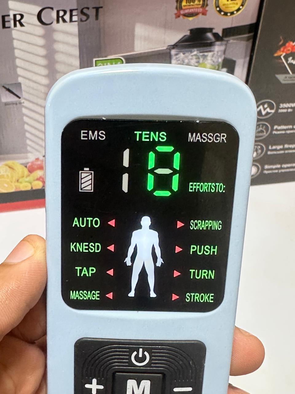 TENS+EMS+MASSAGE | Digital Physiotherapy Machine | For Full Body Massage  | Blood Circulation Portable Electric Neck back waist Handheld