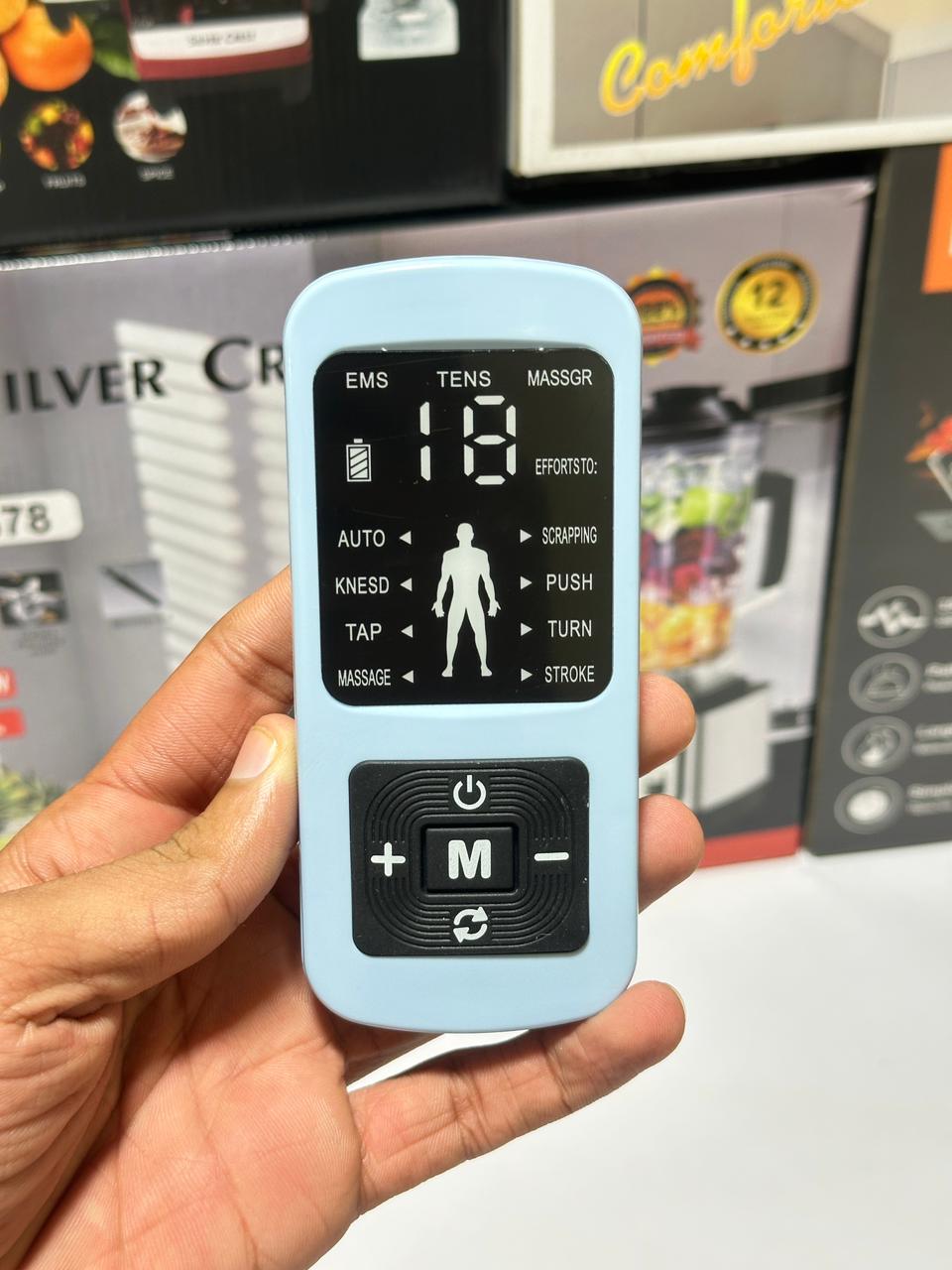 TENS+EMS+MASSAGE | Digital Physiotherapy Machine | For Full Body Massage  | Blood Circulation Portable Electric Neck back waist Handheld