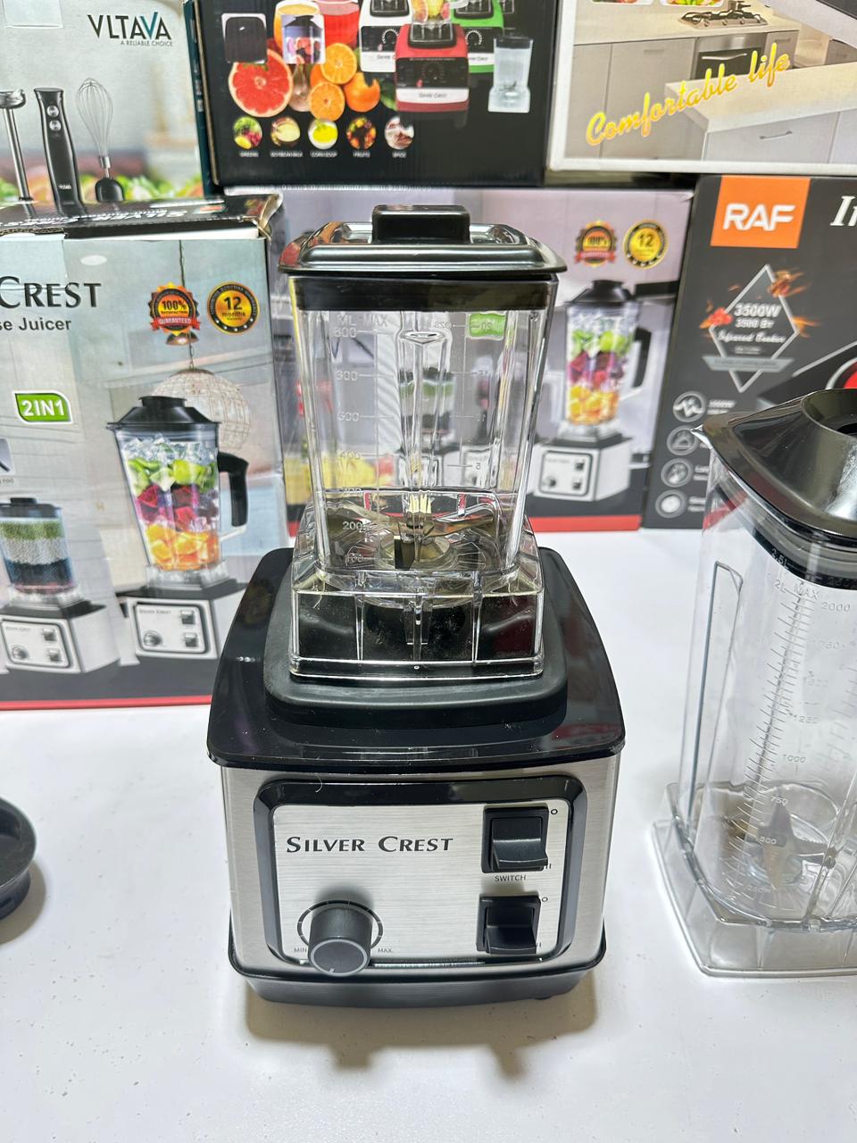 Original Silver Crest 2 in 1 Juicer blender | Heavy Duty | Commercial Use | 1 year warranty