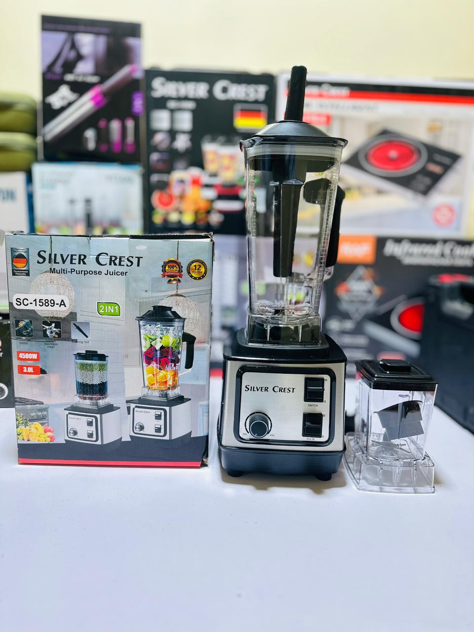 Original Silver Crest 2 in 1 Juicer blender | Heavy Duty | Commercial Use | 1 year warranty