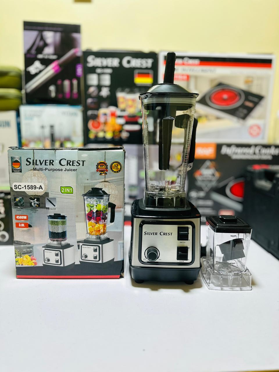Original Silver Crest 2 in 1 Juicer blender | Heavy Duty | Commercial Use | 1 year warranty