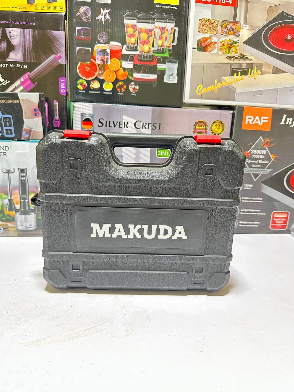 MAKUDA  Lithium Cordless Drill & Screwdriver 21V - Double Battery - Two Speed Brush less Motor