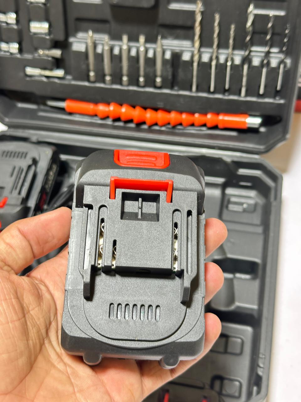 MAKUDA  Lithium Cordless Drill & Screwdriver 21V - Double Battery - Two Speed Brush less Motor