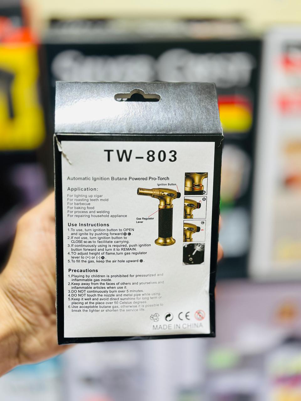 Emergency Jet lighter | Butane Refill | Gas ignition | Cigar Lighter