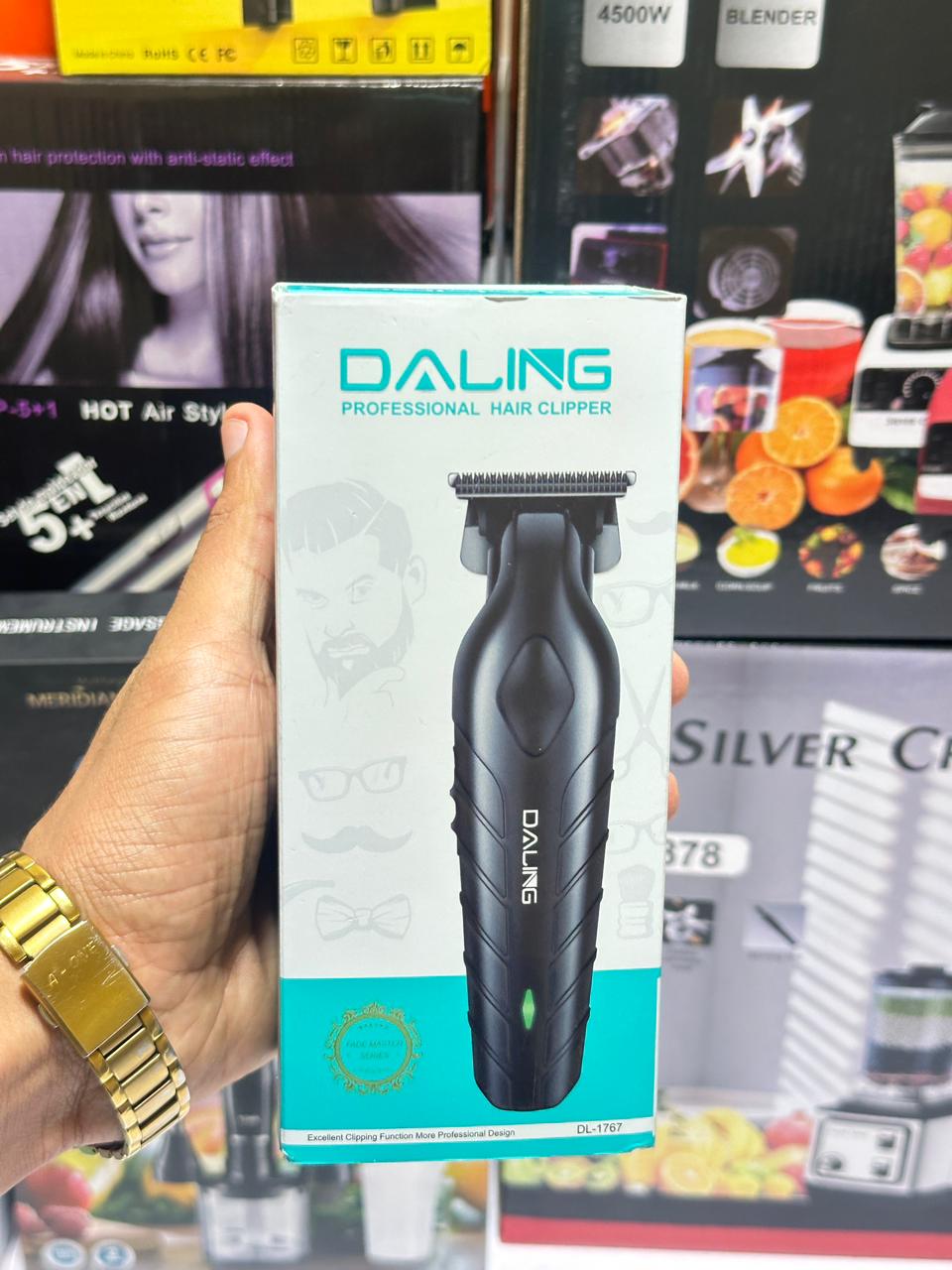 Daling DL-1767 Professional Hair Clipper for Men – Precision Rechargeable Grooming Tool