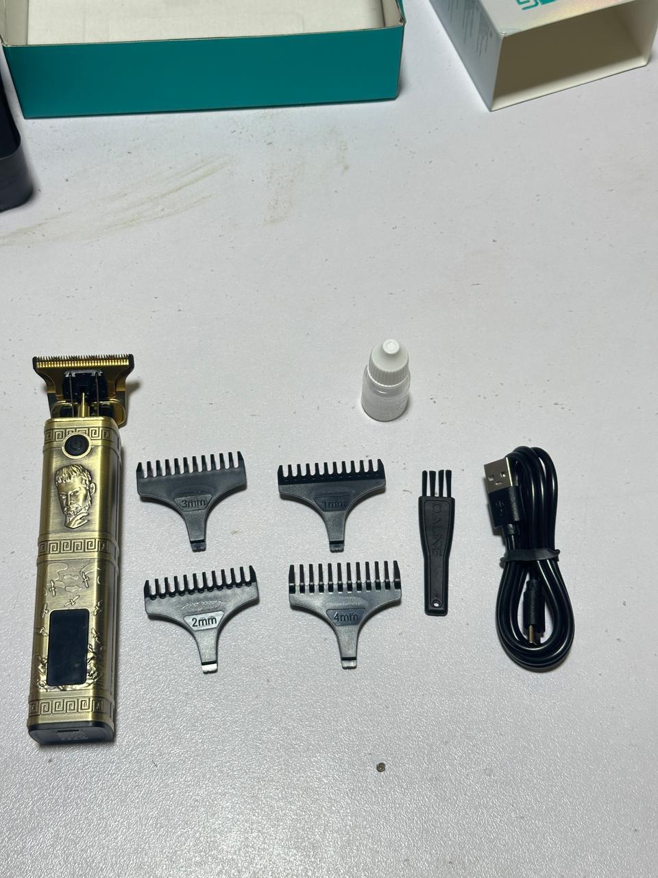 DALING DL-1637 hair cutting machine rechargeable barber clippers professional electric cordless hair trimmer for men