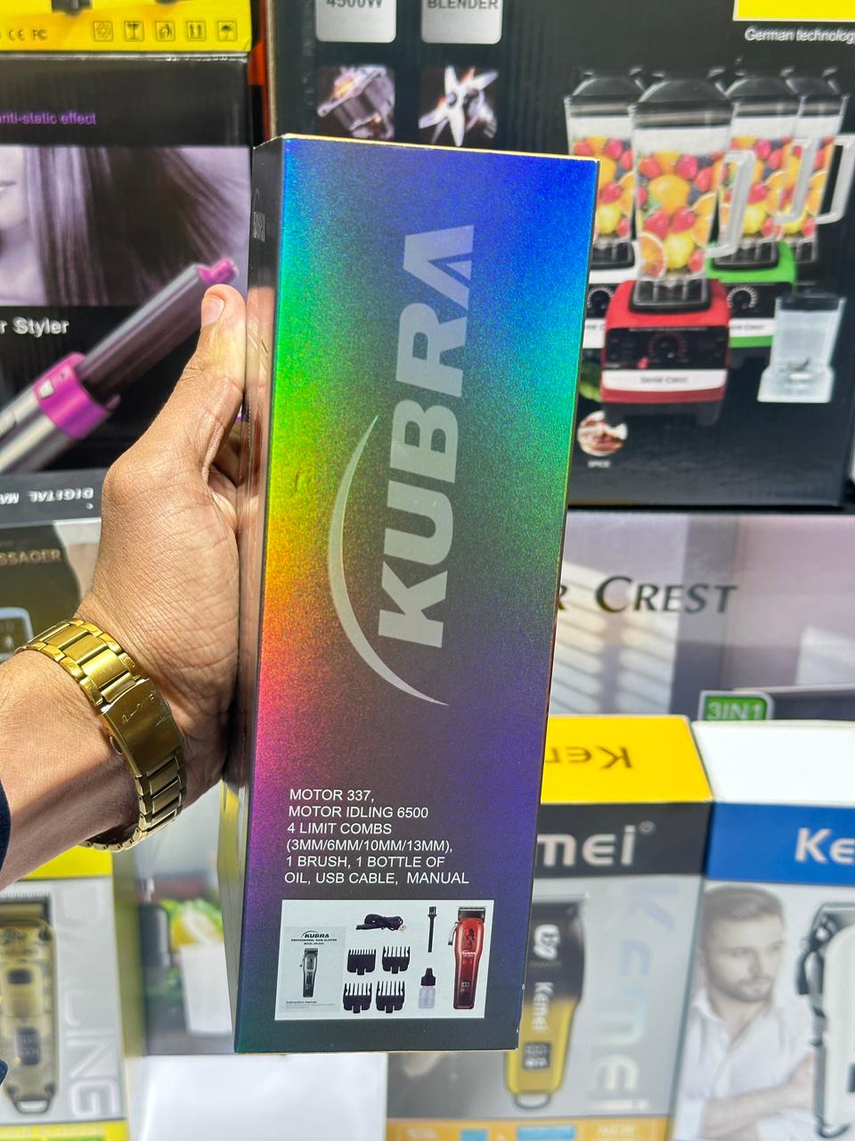 Kubra Powerful Hair Clipper and  rechargeable hair clipper