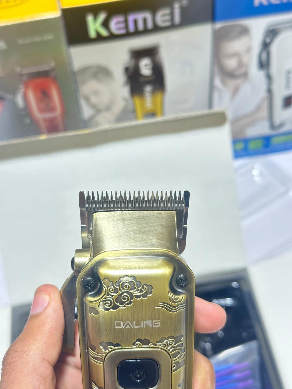 Daling RF-601 Electric Hair Clipper Rechargeable Shaver Beard trimmer
