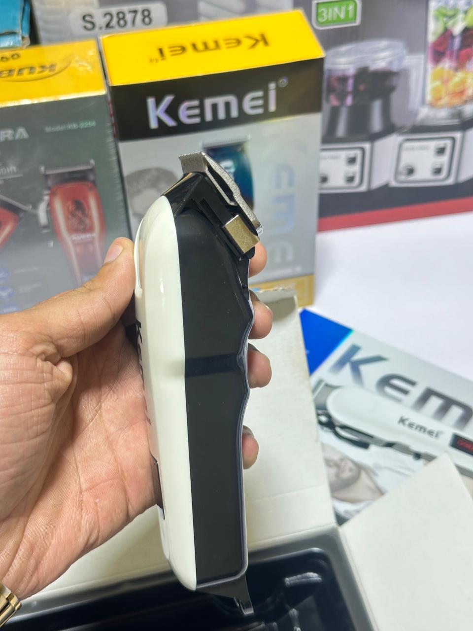 Kemei KM-809A Professional Electric Hair Clipper Rechargeable Men's Trimmer LCD Haircut Machine Barber  Shaver