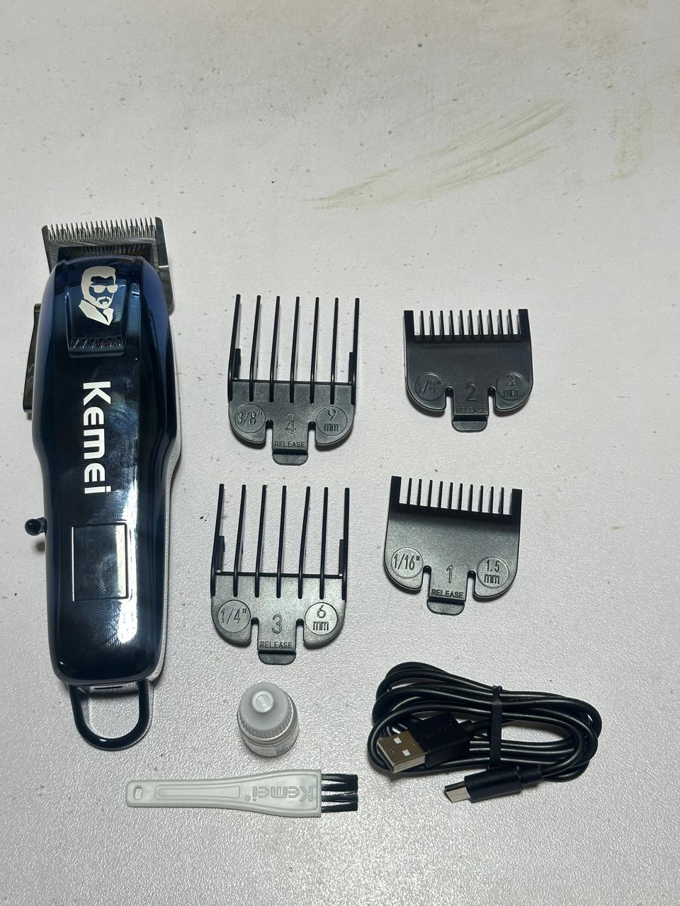 KEMEI km-8501 Cordless Hair Clipper Set Professional Barber Carving Cutting Machine Hair Trimmer Clipper