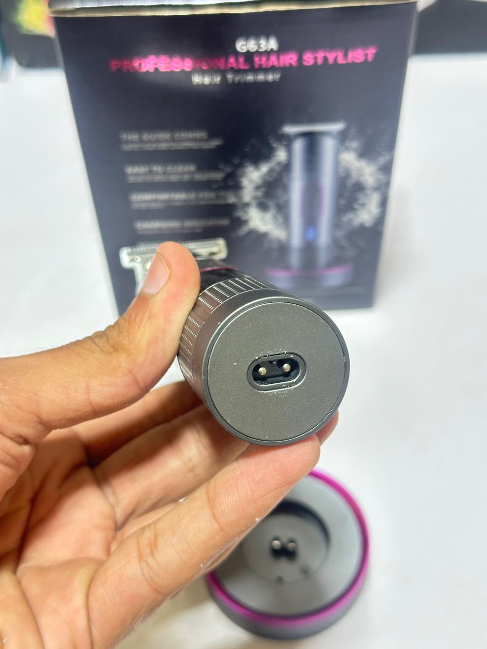 G63 Trimmer | UK Lott | Imported Hair Clipper | 3 Guided Combs | Charger Dock