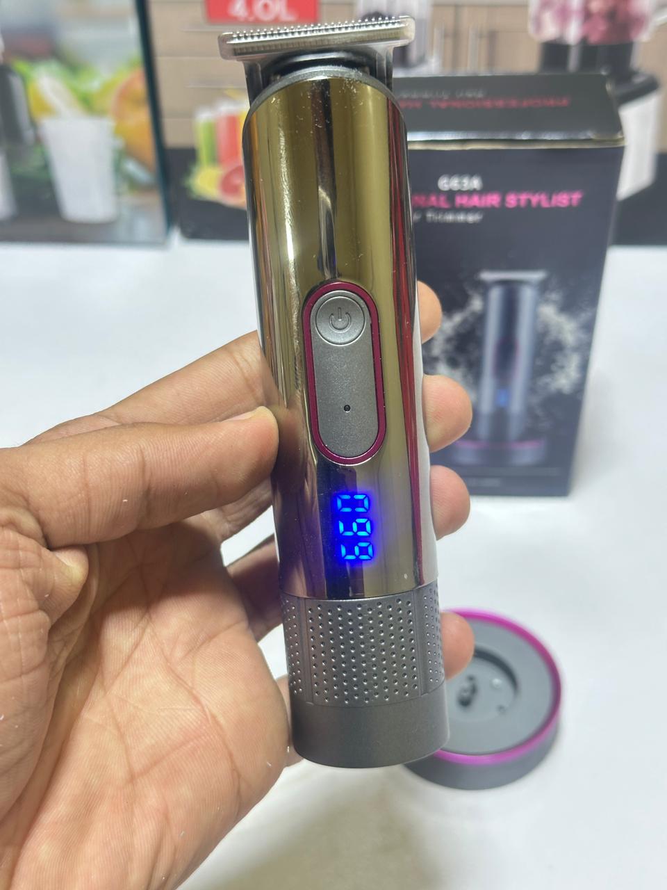 G63 Trimmer | UK Lott | Imported Hair Clipper | 3 Guided Combs | Charger Dock